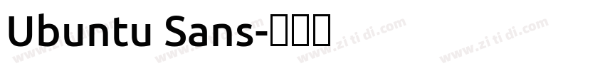 Ubuntu Sans字体转换 Ubuntu Sans字体转换